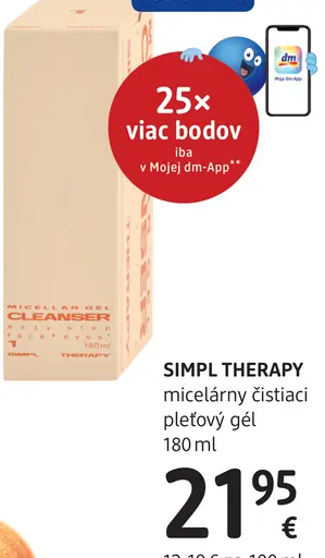Simpl Therapy micelárny čistiaci pleťový gél