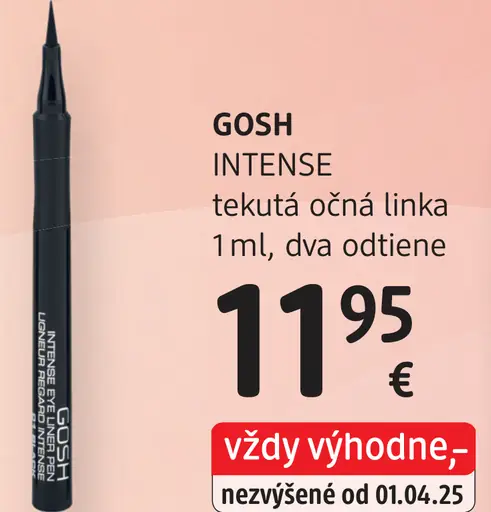 Gosh Intense tekutá očná linka