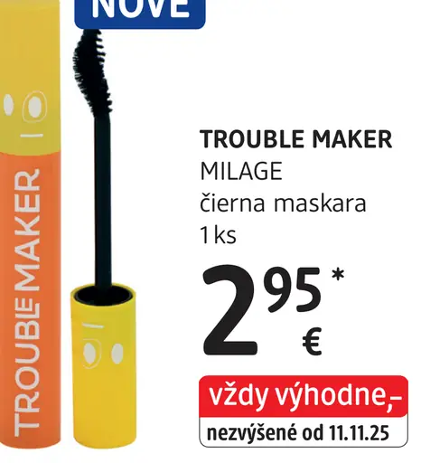 Trouble Maker Milage čierna maskara