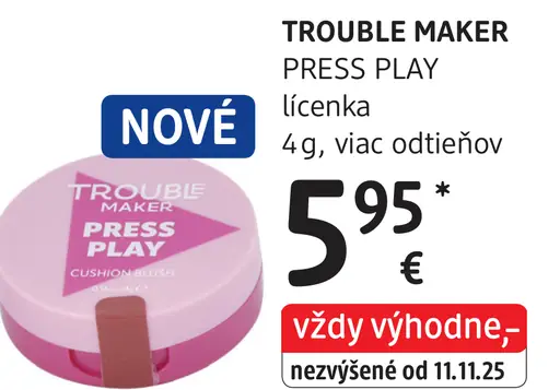 Trouble Maker Press Play lícenka