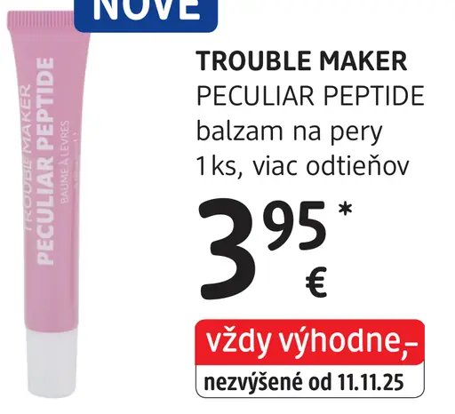 Trouble Maker Peculiar Peptide balzam na pery