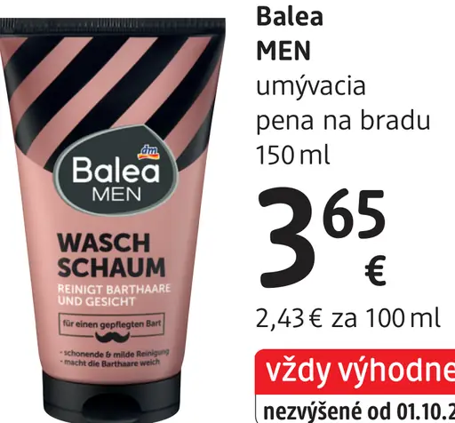 Balea Men umývacia pena na bradu