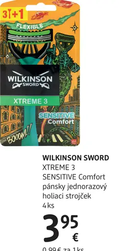 Wilkinson Sword Xtreme 3 Sensitive Comfort pánsky jednorazový holiaci strojček
