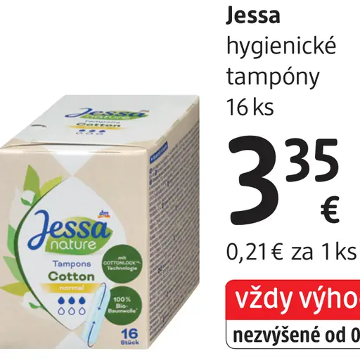 Jessa hygienické tampóny