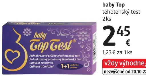 Baby Top tehotenský test