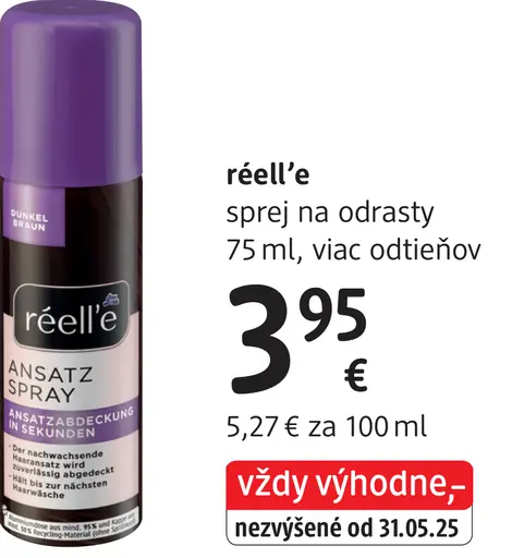 Réell’e sprej na odrasty