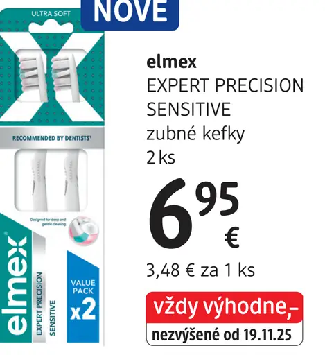 Elmex Expert Precision Sensitive zubné kefky
