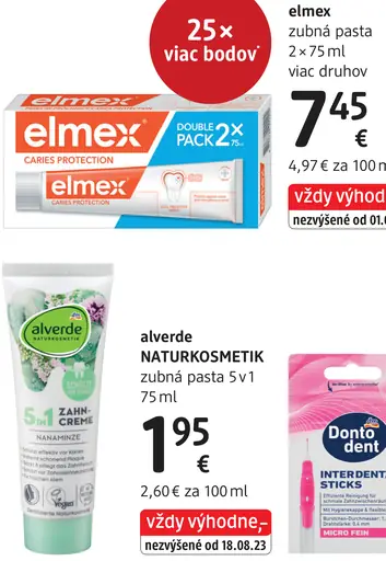 Elmex zubná pasta
