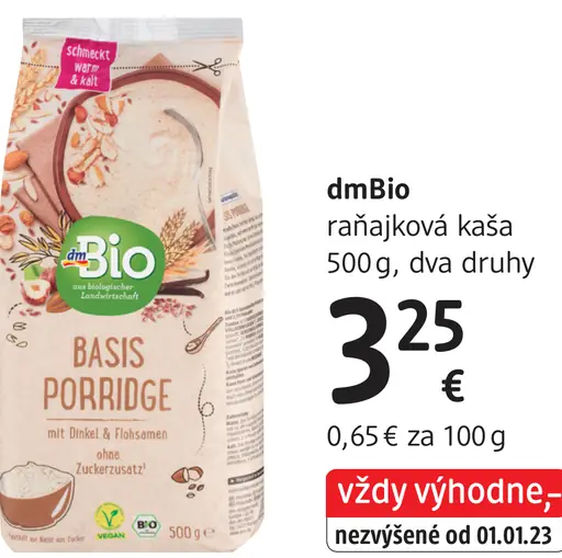 DmBio raňajková kaša