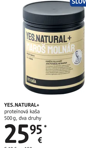 YES.NATURAL+ proteínová kaša