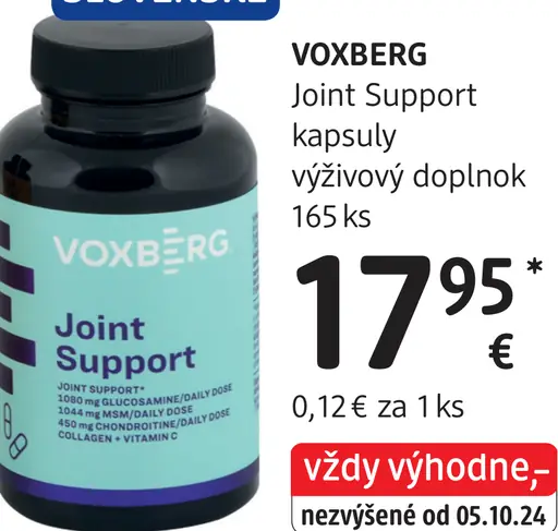 Voxberg Joint Support kapsuly výživový doplnok