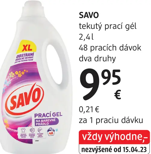 Savo Tekutý prací gél