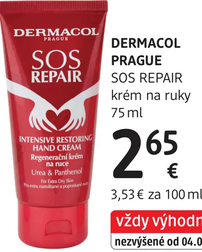 Dermacol Prague SOS Repair krém na ruky