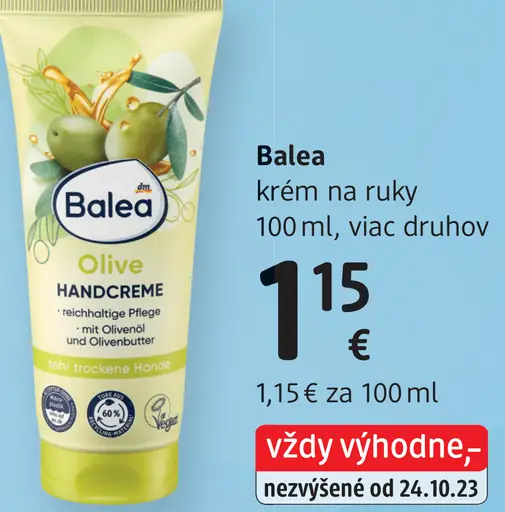 Balea krém na ruky, viac druhov