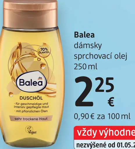 Balea dámsky sprchovací olej