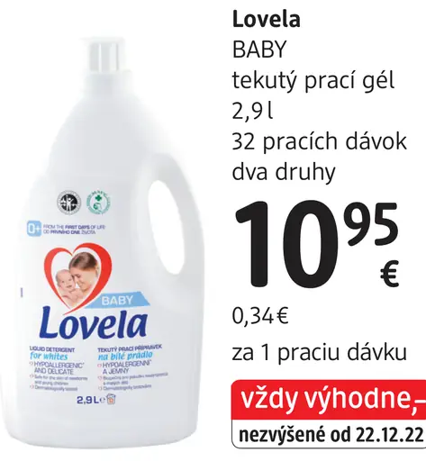 Lovela BABY tekutý prací gél