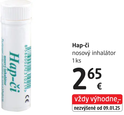Hap-çi nosový inhalátor