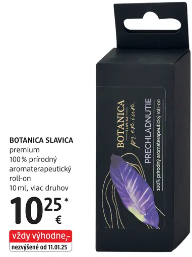 Botanica Slavica premium aromaterapeutický roll-on na prechladnutie