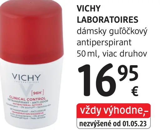 Vichy Laboratoires dámsky guľôčkový antiperspirant