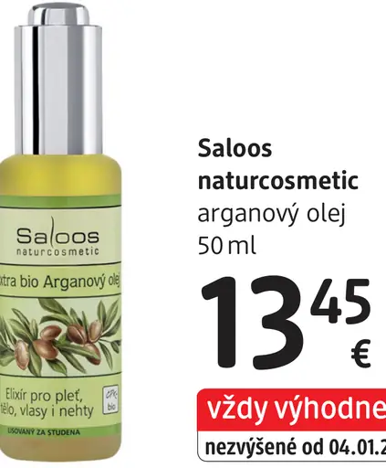 Saloos naturcosmetic arganový olej
