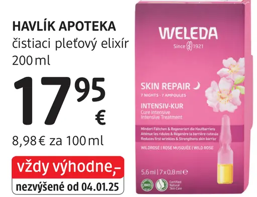 Havlík Apoteka čistiaci pleťový elixír