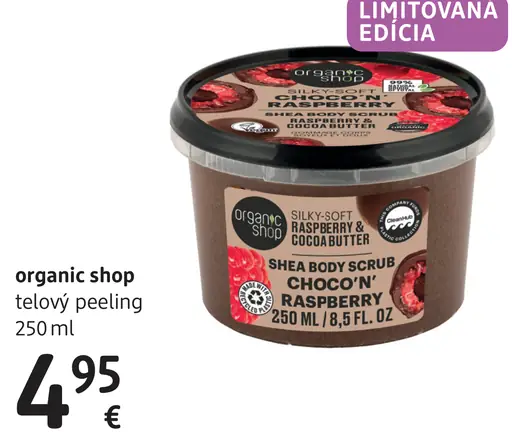 Organic shop telový peeling