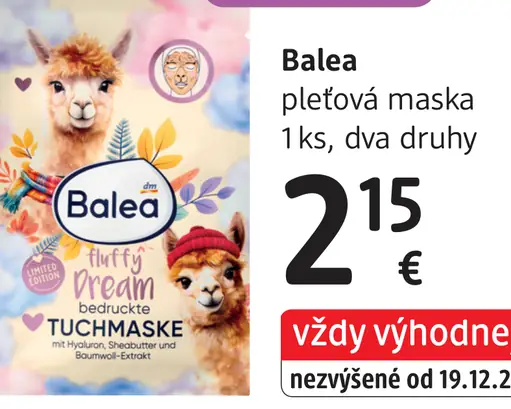 Balea pleťová maska