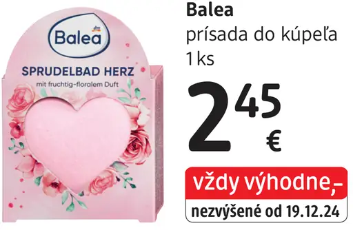 Balea prísada do kúpeľa