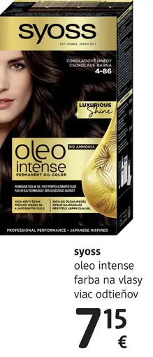 Syoss Oleo Intense Farba na vlasy žiarivo medený 7-77