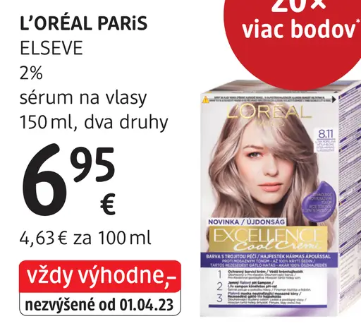 L’Oréal Paris Elseve 2% sérum na vlasy