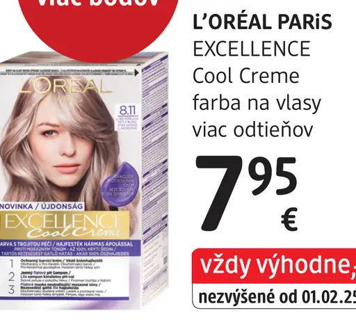 L'Oréal Paris Excellence Creme farba na vlasy