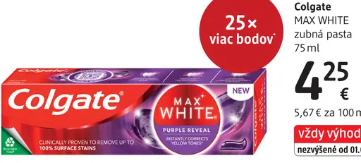 Colgate Max White zubná pasta