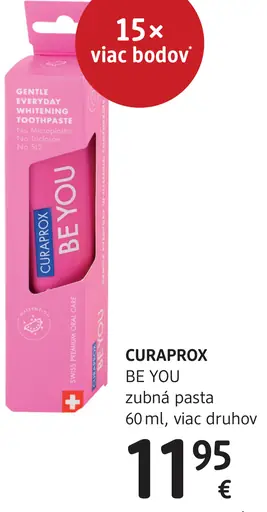 Curaprox BE YOU zubná pasta