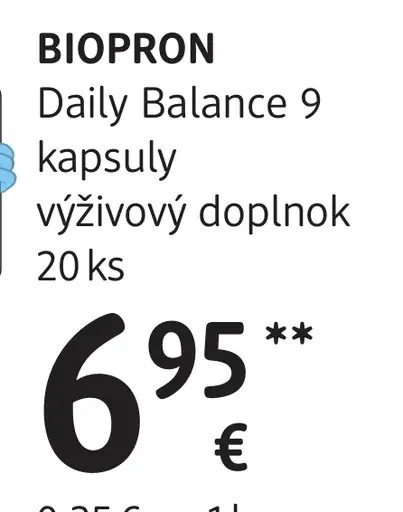 Biopron Daily Balance 9 kapsuly výživový doplnok