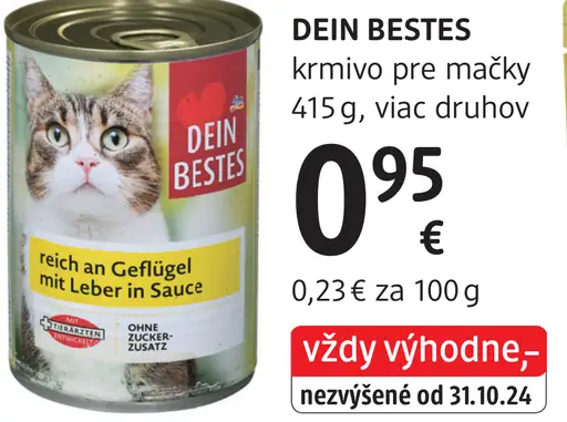 DEIN BESTES krmivo pre mačky