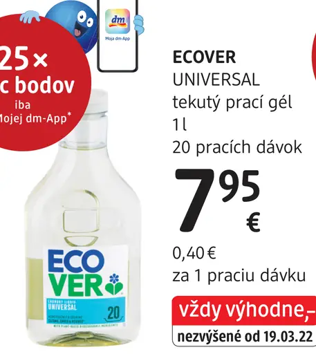 Ecover Universal tekutý prací gél