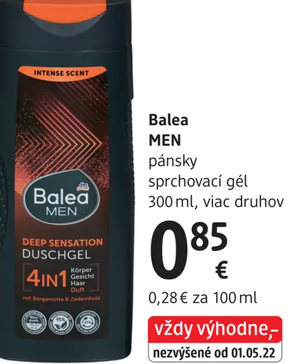 Balea MEN pánsky sprchovací gél
