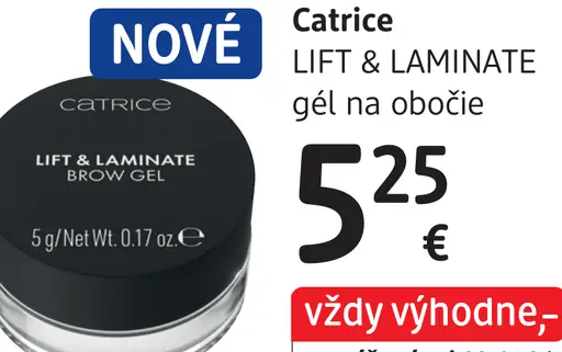 Catrice Lift & Laminate gél na obočie