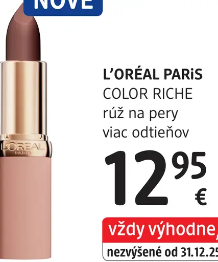 L’Oréal Paris Color Riche rúž na pery, viac odtieňov