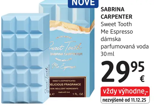 Sabrina Carpenter Sweet Tooth Me Espresso dámska parfumovaná voda