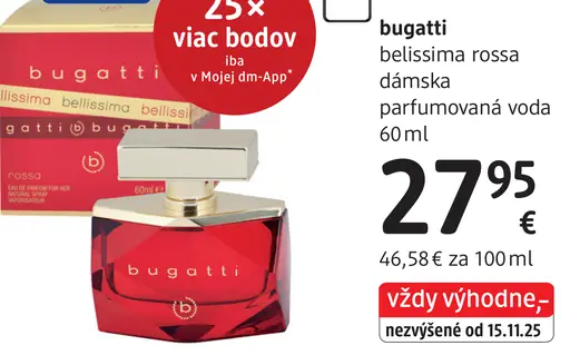 Bugatti Belissima Rossa dámska parfumovaná voda