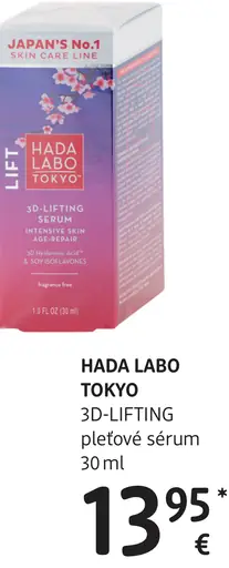 Hada Labo Tokyo 3D-Lifting pleťové sérum