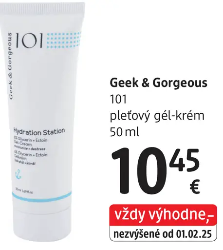 Geek & Gorgeous 101 pleťový gél-krém