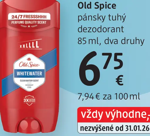Old Spice pánsky tuhý dezodorant