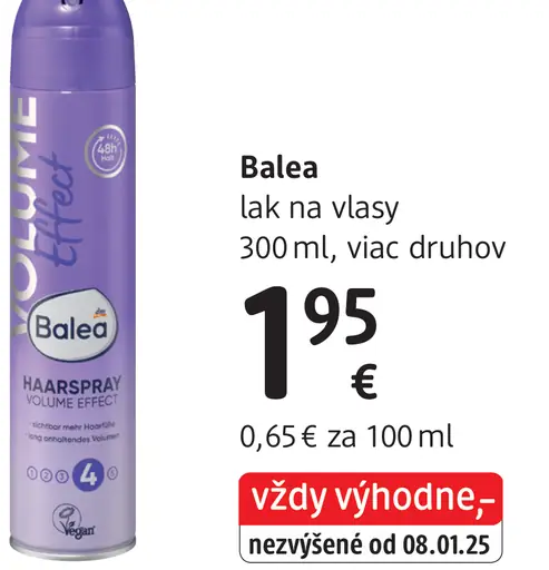 Balea lak na vlasy