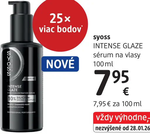 Syoss Intense Glaze sérum na vlasy