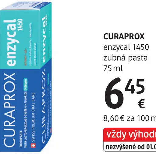 Curaprox Enzycal zubná pasta