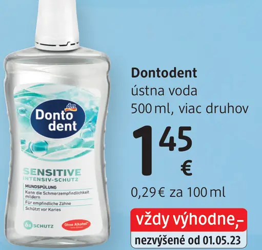 Dontodent ústna voda