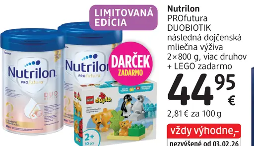 Nutrilon Profutura CESARBIOTIK následná dojčenská mliečna výživa