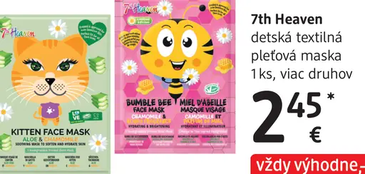 7th Heaven detská textilná pleťová maska